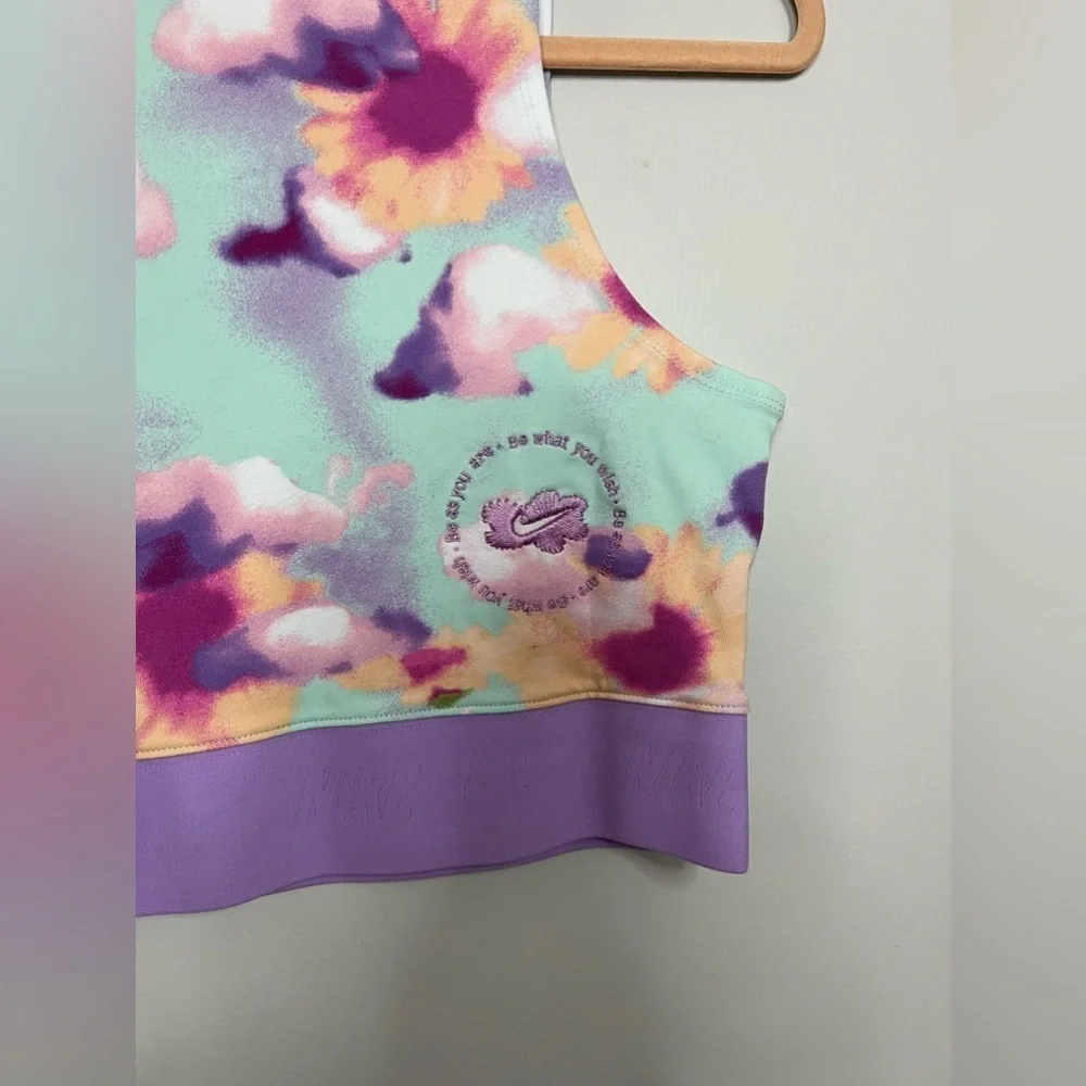 Nike Y2K Floral Cloud Cropped Tank Small